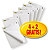Post-it® Super Sticky 559VP Pack Ahorro 4 + 2 GRATIS Bloc para caballete de rotafolios, 63 x 73,2 cm, 30 hojas, blanco - 1