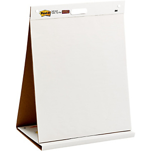 Post-it® Super Sticky 563R Blocco adesivo da tavolo a due lati con fogli mobili e superficie cancellabile a secco, 50,8 x 58 cm, Blocchetti da 20 fogli, Bianco Post-it® Super Sticky 563R Blocco adesivo da tavolo a due lati con fogli mobili e superficie cancellabile a secco, 50,8 x 58 cm, Blocchetti da 20 fogli, Bianco