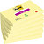 Post-it® Super Sticky 655-6SSCY Canary Yellow™ Notas Adhesivas Bloques 76 x 127 mm, amarillo canario, 90 hojas - 1