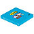 Post-it® Super Sticky Bloc de notas, 76 x 76 mm, azul intenso, 90 hojas - 3