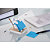 Post-it® Super Sticky Bloc de notas, 76 x 76 mm, azul intenso, 90 hojas - 4