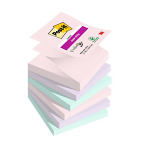 Post-it® Super Sticky Foglietti riposizionabili Z-Notes, 76 x 76 mm, Blocchetti da 90 fogli, Colore Soulful (confezione 6 pezzi) Post-it® Super Sticky Foglietti riposizionabili Z-Notes, 76 x 76 mm, Blocchetti da 90 fogli, Colore Soulful (confezione 6 pezzi)
