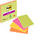 Post-it® Super Sticky Notas Adhesivas Bloques 200 x 149 mm, Colores Surtidos Neón, 45 hojas - 1