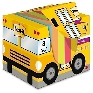 Post-it® Super sticky Notas adhesivas, Pack Autobús 8 blocs de 90 hojas, 62,5 x 75 mm, colores surtidos Post-it® Super sticky Notas adhesivas, Pack Autobús 8 blocs de 90 hojas, 62,5 x 75 mm, colores surtidos