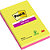 Post-it® Super Sticky Notas Adhesivas Rayadas, 125 x 200 mm, Colores Surtidos, 45 hojas - 1