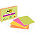 Post-it Super Sticky Notes Repositionnables Grand Rectangle 152 x 203 mm -  Bloc 45 feuilles Vert, Bleu, Orange - 1
