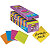 Post-it® Super Sticky Pack Ahorro 21+3 GRATIS, bloques notas Bloc de notas, 76 x 76 mm, colores variados, 90 hojas - 2