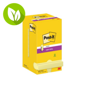 Post-it® Super Sticky R330-12SS-CY Z-Canary Yellow™ Notas Bloques 76 x 76 mm, amarillo canario, 90 hojas Post-it® Super Sticky R330-12SS-CY Z-Canary Yellow™ Notas Bloques 76 x 76 mm, amarillo canario, 90 hojas