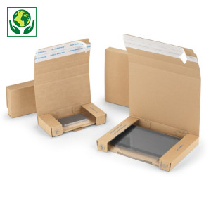 Postdoos met fixeerfolie voor smartphone of tablet Postdoos met fixeerfolie voor smartphone of tablet