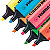 Pot de 6 surligneurs Stabilo Boss Original coloris assortis - 3