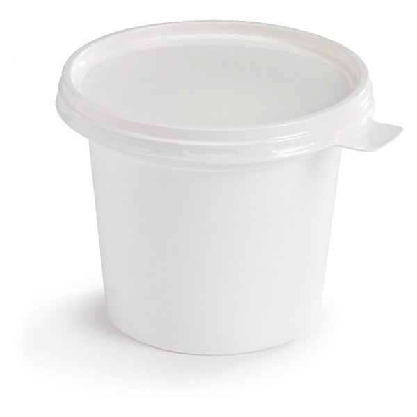 Pot à crème blanc 250 cc - 2