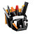 Pot à crayons 8 compartiments CEP Riviera noir - 1