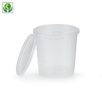 Pot inviolable plastique 155 ml - 1