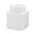Pot plastique carré blanc opaque à large ouverture 1000 ml - 4
