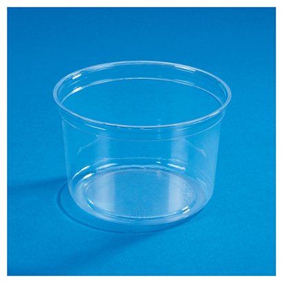 Pot plastique fraîcheur 47,3 cl - Transparent - Lot de 50