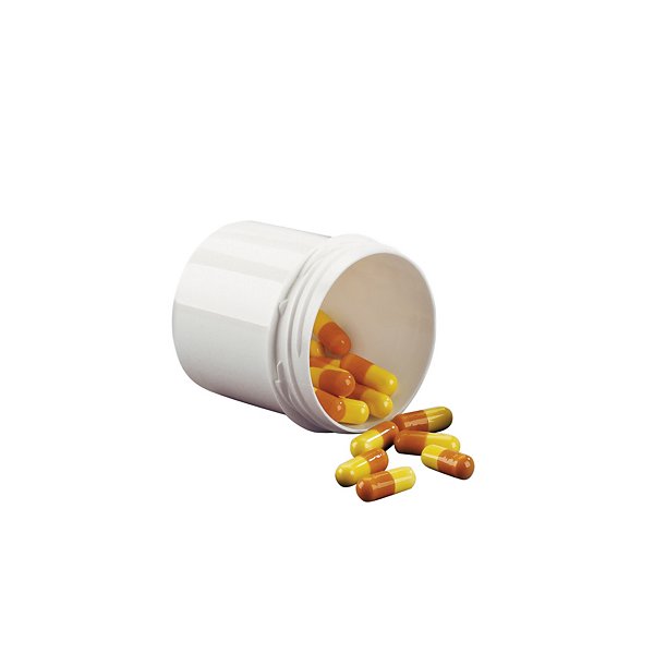 Pot rond blanc opaque à couvercle vissant inviolable 250 ml - 3