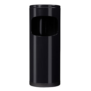 Poubelle avec cendrier amovible Rossignol Cendeo 12,5 L / 0,15 L noir