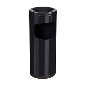 Poubelle avec cendrier étouffoir Rossignol Cendeo 12.5 L / 0,15 L noir
