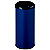 Poubelle à ouverture manuelle - 45l - handtouch - bleu 5001 mat lisse - 1