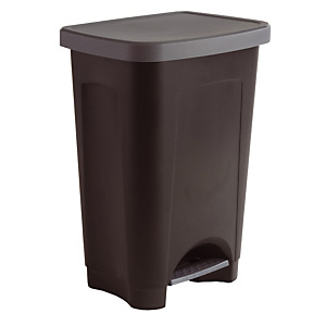 Poubelle à pédale Step 50 L noir Poubelle à pédale Step 50 L noir