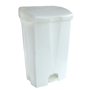 Poubelle à pédale blanche 25 L Poubelle à pédale blanche 25 L