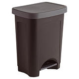 Poubelle à pédale Step 25 L noir##Vuilnisbak met pedaal Step 25 L zwart Poubelle à pédale Step 25 L noir##Vuilnisbak met pedaal Step 25 L zwart