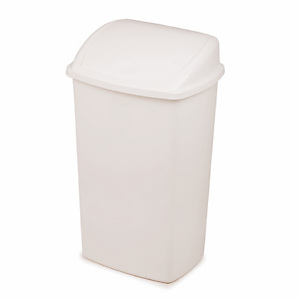 Poubelle sanitaire à bascule blanche 50 L MABEL Poubelle sanitaire à bascule blanche 50 L MABEL