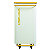 Poubelle de tri mobile à pédale avec frein de chute du couvercle nomade - 110l - emballages - blanc signalisation 9016 / jaune colza - 3