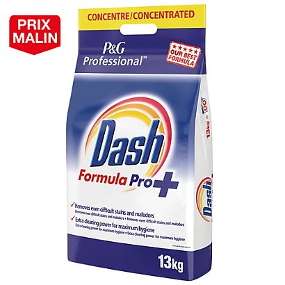 Poudre à lessiver concentrée Dash Formula Pro+ 130 lavages