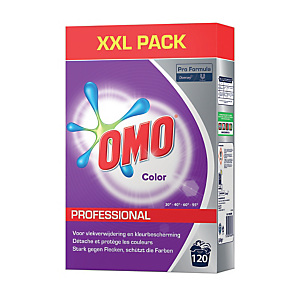 Poudre à lessiver Omo Professional Color 120 lavages