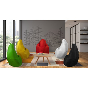 Pouf poltrona a sacco Comodone, h 120 x Ø 80 cm, Nylon, Verde Pouf poltrona a sacco Comodone, h 120 x Ø 80 cm, Nylon, Verde