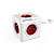 Powercube Allocacoc PowerCube, 1,5 m, Interior, Tipo E, Tipo E, 1 mm², Rojo, Blanco 2300RD/FREXPC - 1
