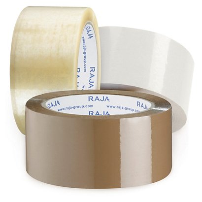 PP-Packband RAJA - Industriequalität transparent 50 mm x 66 m - 32 µ - 1