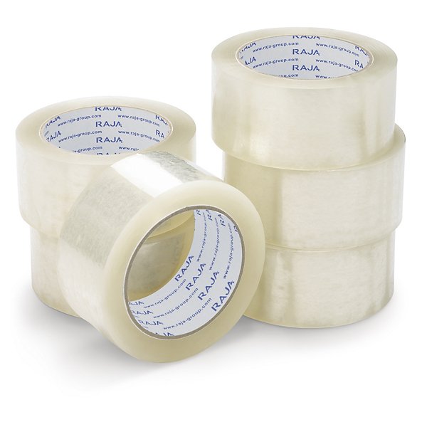 PP-tape støysvak  Rajatape Trans 35my - 48mmx66m - 3