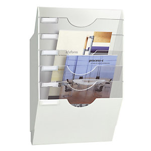 Présentoir mural 6 cases blanc et cristal ReCeption by Cep