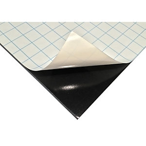 PRECISION Cartón pluma adhesivo, negro, 5 mm, 50 x 70 cm