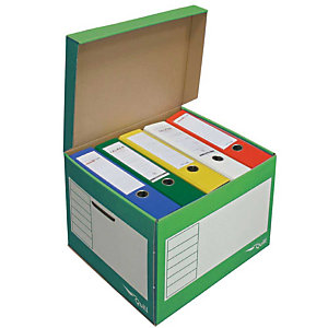 Pressel 10 archiefboxen 43l, groen