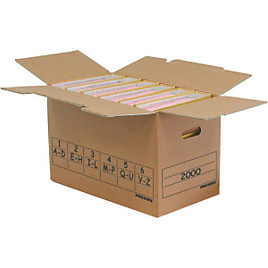 Pressel 10 Boîtes transport et archives pour 6 classeurs, 515x288x325mm Pressel 10 Boîtes transport et archives pour 6 classeurs, 515x288x325mm