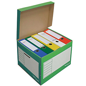 Pressel 10 caisses à archives 43l, vert Pressel 10 caisses à archives 43l, vert