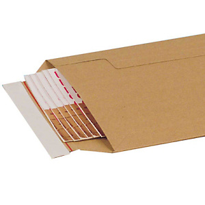 Pressel 100 cartons-pochettes d'expédition avec fermeture adhésive, brun, 345x245mm Pressel 100 cartons-pochettes d'expédition avec fermeture adhésive, brun, 345x245mm