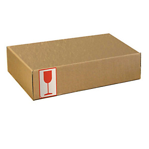 Pressel 20 boîtes d'expédition avec couvercle rabattable, brun, A4+ Pressel 20 boîtes d'expédition avec couvercle rabattable, brun, A4+