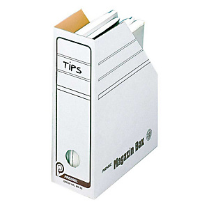 Pressel 20 Boîtes-magazines blanche 75mm, A5 Pressel 20 Boîtes-magazines blanche 75mm, A5