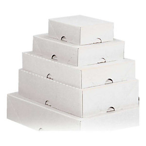 Pressel 20 Cartons télescopiques, blanc, 550x385x100mm
