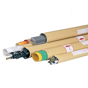 Pressel 20 tubes d'expédition avec capuchon, brun, 860x60mm Pressel 20 tubes d'expédition avec capuchon, brun, 860x60mm