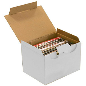 Pressel 25 boîtes postales blanches, 200x140x75mm