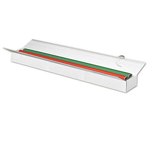Pressel 25 boîtes extra-longues 1 cannelure, blanc, 800x130x90mm Pressel 25 boîtes extra-longues 1 cannelure, blanc, 800x130x90mm
