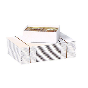 Pressel Scatola per imballaggio, 217x153x80 mm, Cartone ondulato, Coperchio removibile, Bianco (confezione 20 pezzi) Pressel Scatola per imballaggio, 217x153x80 mm, Cartone ondulato, Coperchio removibile, Bianco (confezione 20 pezzi)