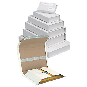 Pressel Scatola per spedizioni postali Bianco 215x155x15-50 mm Cartone ondulato Striscia autoadesiva (confezione 25 pezzi) Pressel Scatola per spedizioni postali Bianco 215x155x15-50 mm Cartone ondulato Striscia autoadesiva (confezione 25 pezzi)