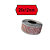 PRINTEX Rotolo da 1000 etichette a onda per Printex Smart 8/2612 - 26x12 mm - adesivo permanente - rosso - 1