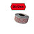 PRINTEX Rotolo da 1000 etichette a onda per Printex Smart 8/2612 - 26x12 mm - adesivo permanente - rosso - 3